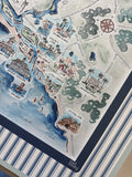Mahjong Mat Vegan Leatherette