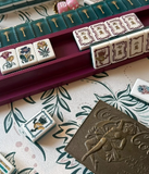 Mahjong Mat - Vegan Leatherette - Coast