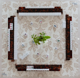 Mahjong Mat - Vegan Leatherette - Reef