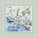 Mahjong Mat - Neoprene - "The Newport"